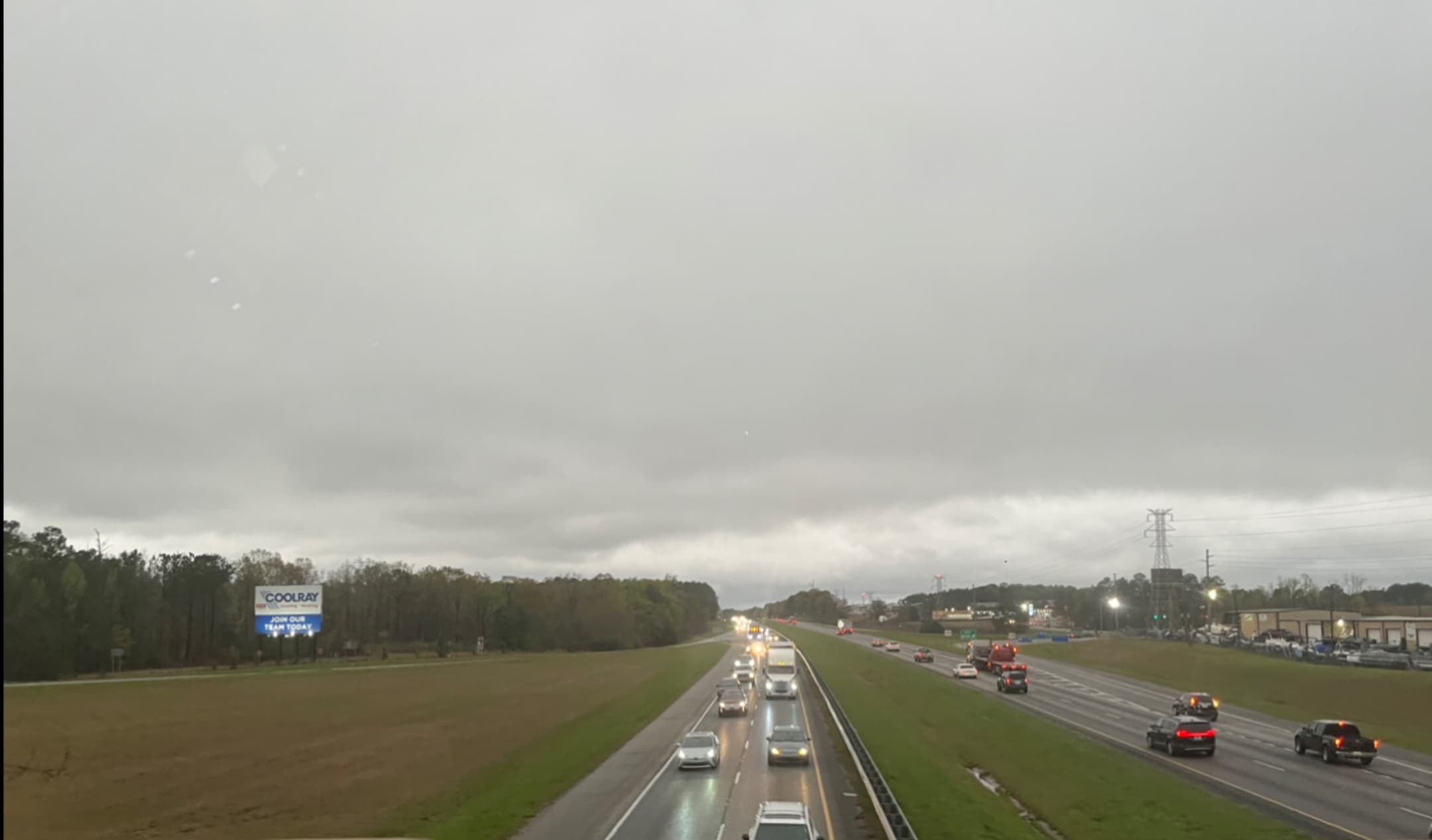 Interstate 65 in central Alabama